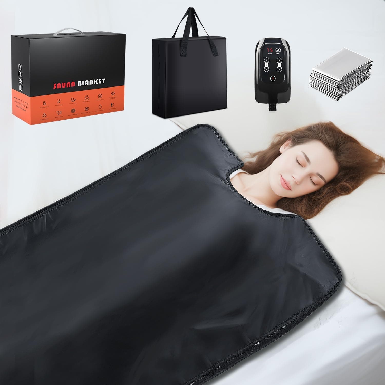 RRGFB Low EMF Carbon Crystal Sauna Blanket