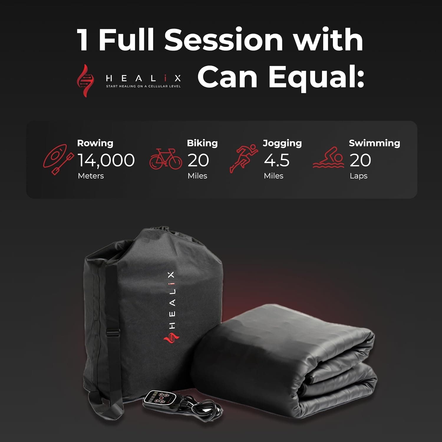 Healix Zero EMF Infrared Sauna Blanket thumbnail 6