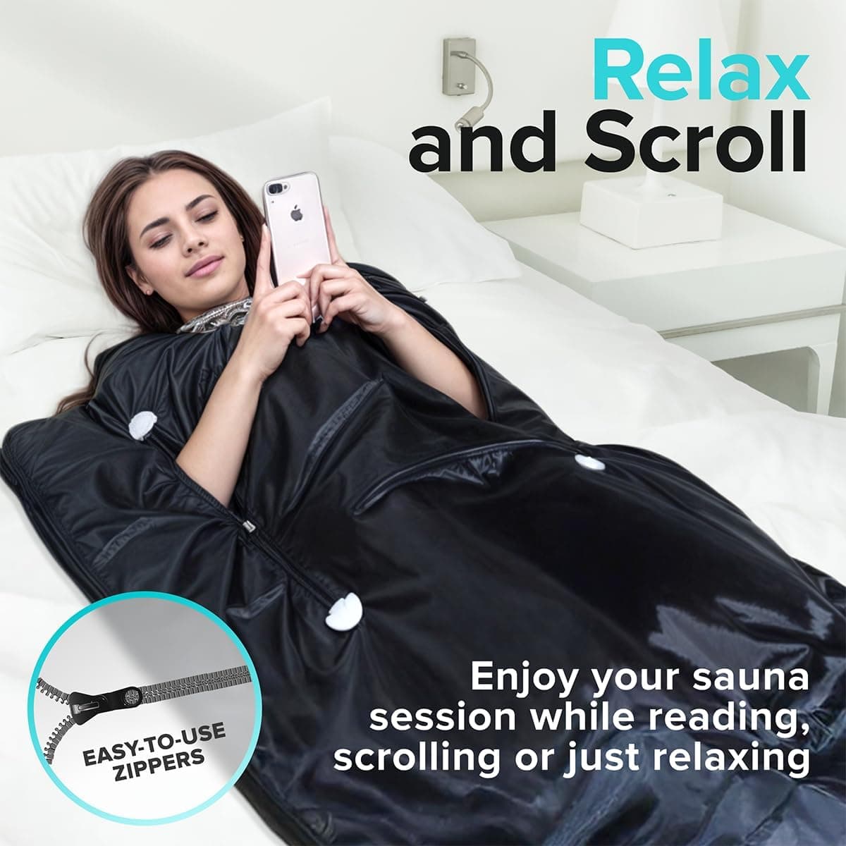 REVIIV Portable Sauna Blanket with Arm Holes thumbnail 2