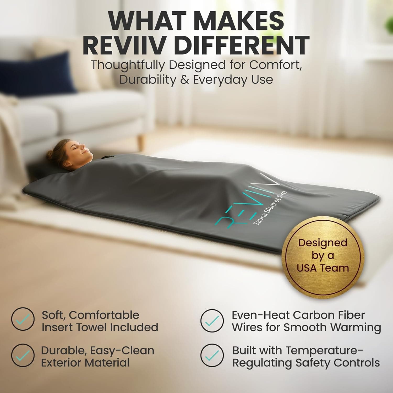 REVIIV FAR Infrared Sauna Blanket thumbnail 4