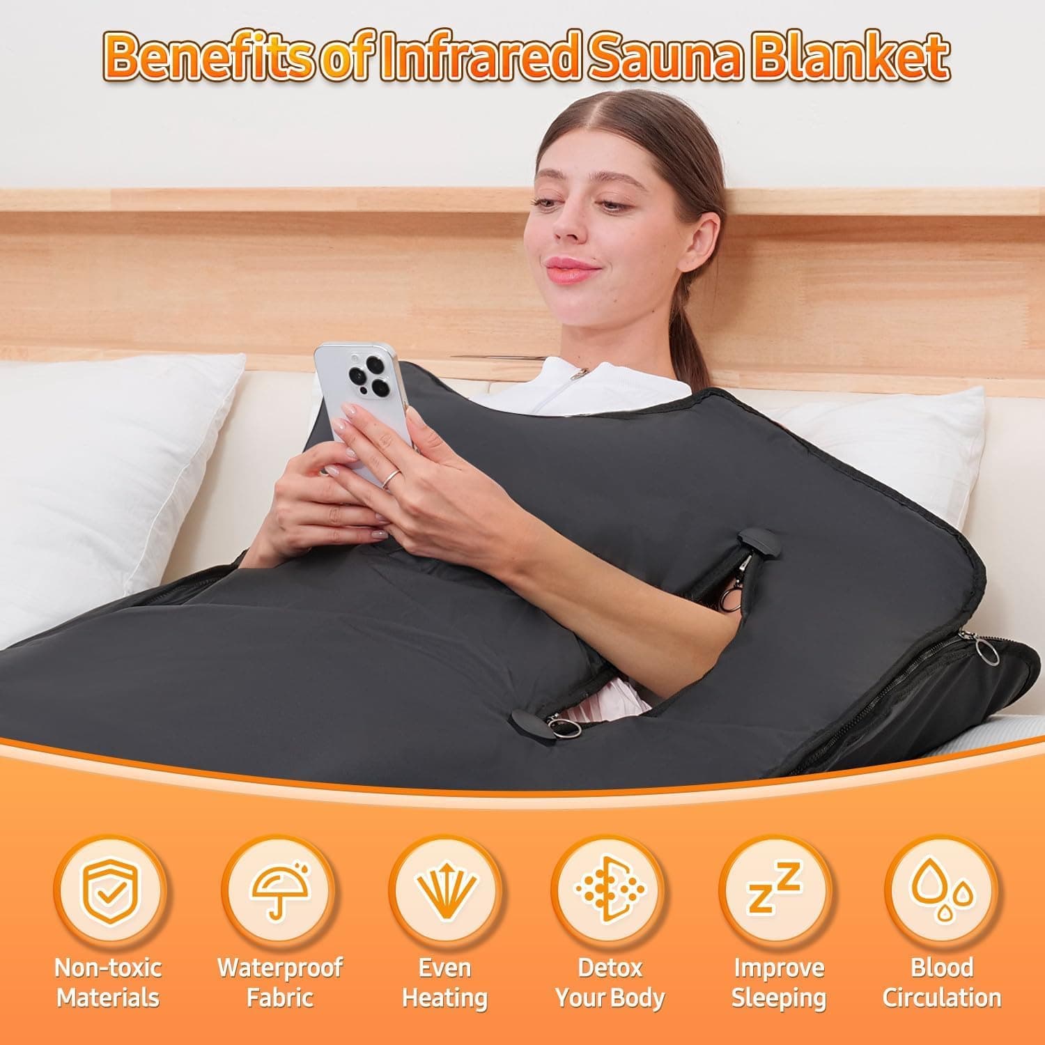 Cransidium Portable Sauna Blanket thumbnail 2