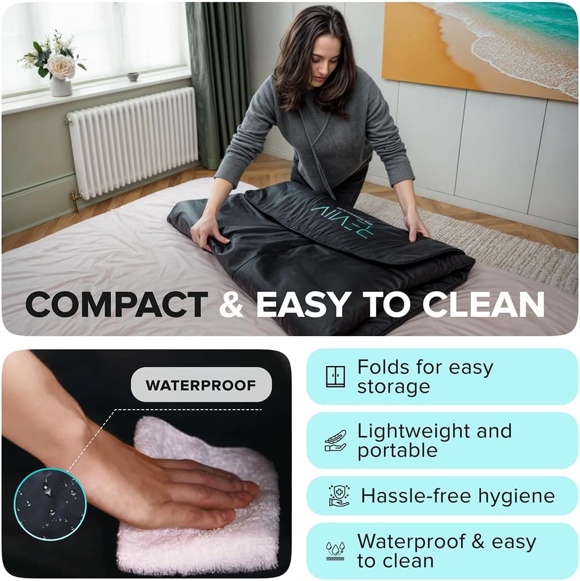 REVIIV Portable Sauna Blanket with Arm Holes thumbnail 3