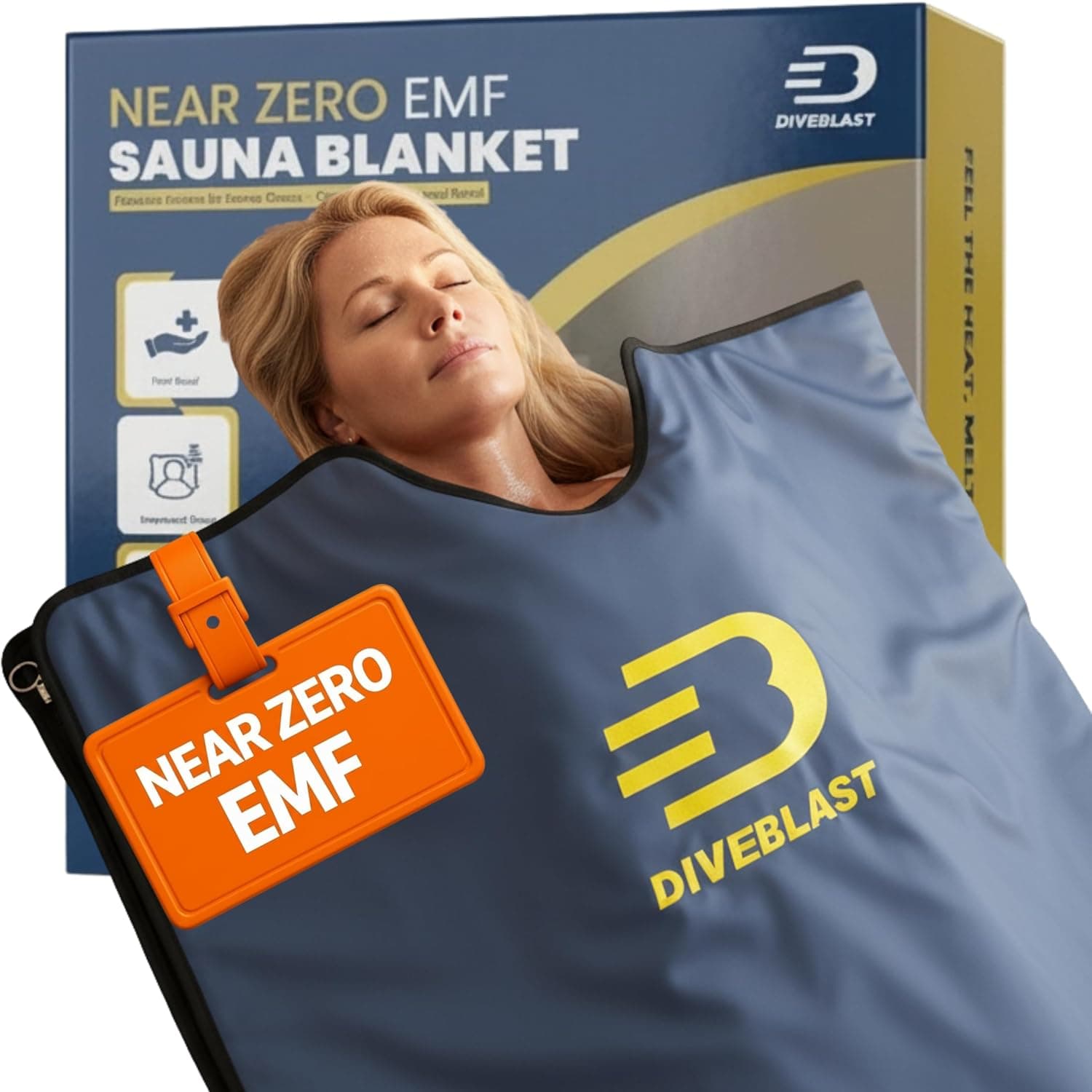 DIVEBLAST Near Zero EMF Sauna Blanket