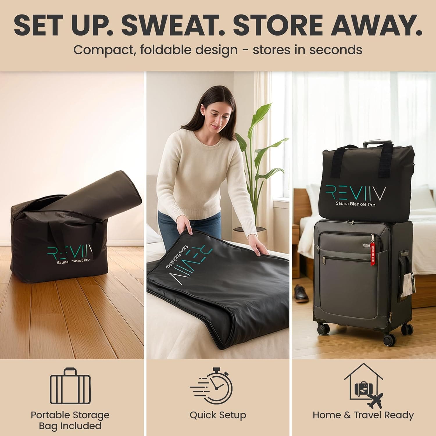 REVIIV FAR Infrared Sauna Blanket thumbnail 5