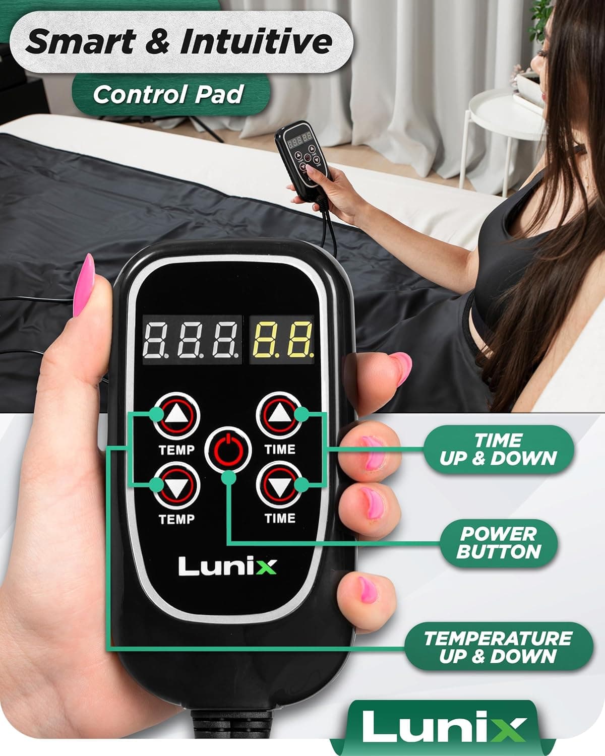 Lunix LX17 Infrared Sauna Blanket thumbnail 6