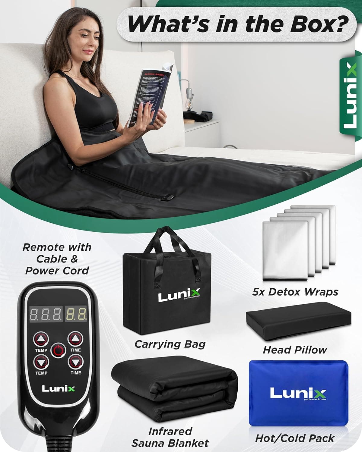 Lunix LX17 Infrared Sauna Blanket thumbnail 7