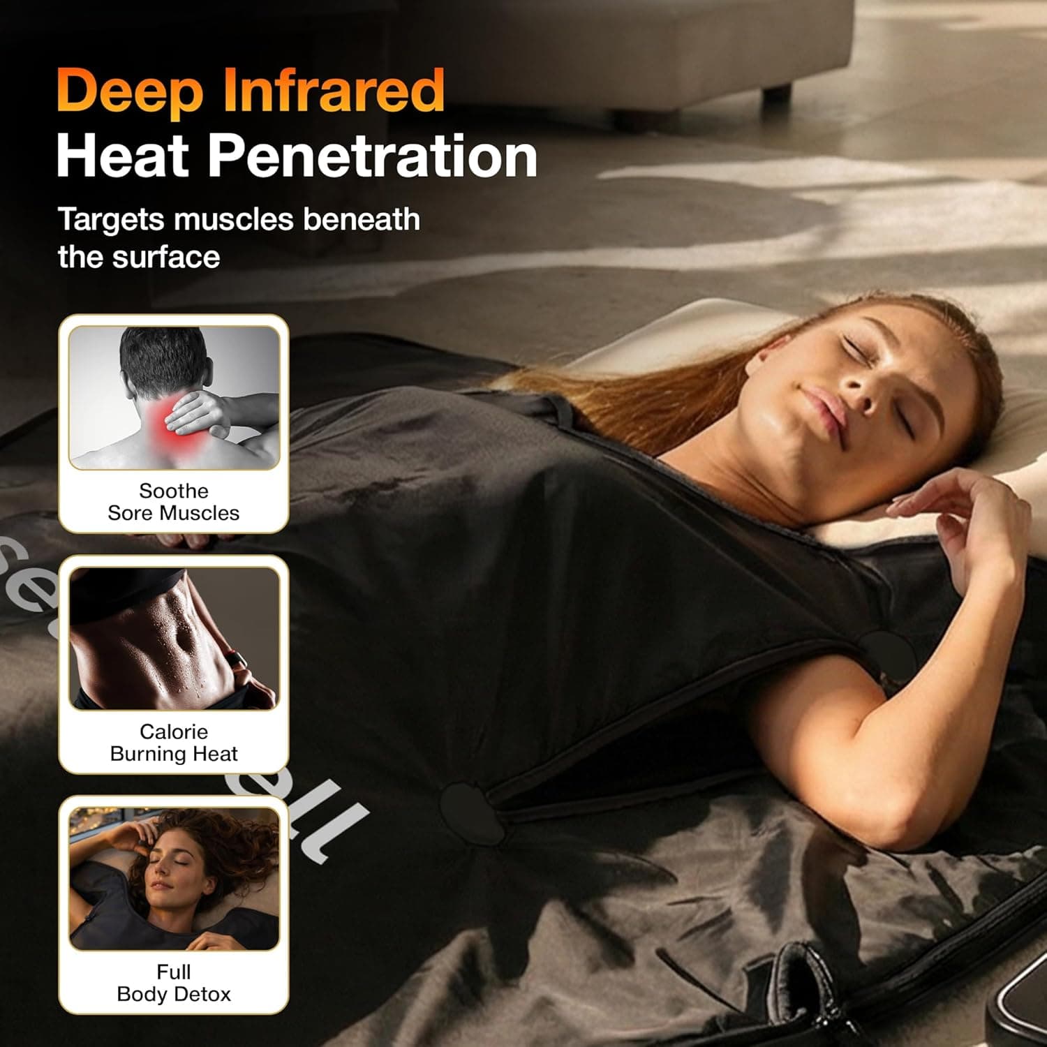 SetteWell XL Infrared Sauna Blanket thumbnail 4
